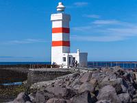 Der alte Leuchtturm bei Garðskagi - Reykjanes Halbinsel